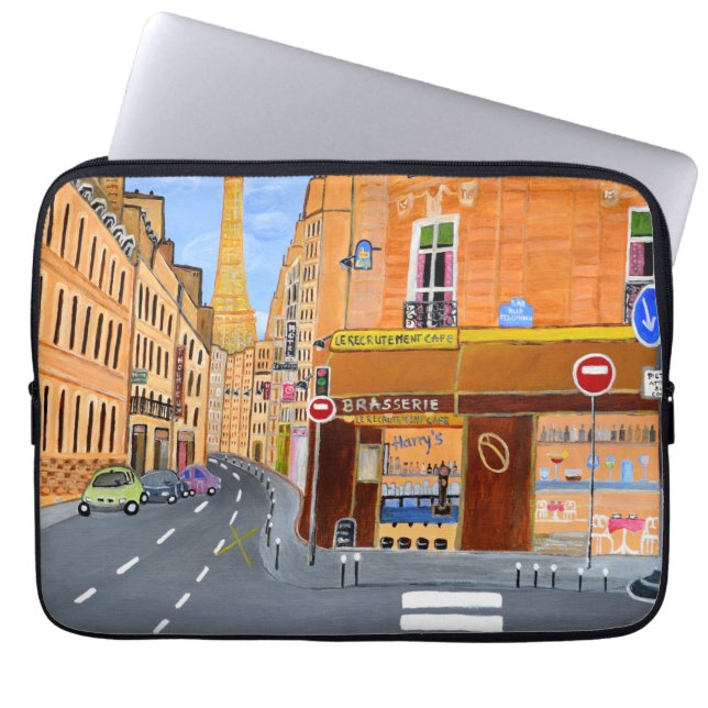 Capa Para Notebook France, Paris Estojo para Laptop  (Frente)