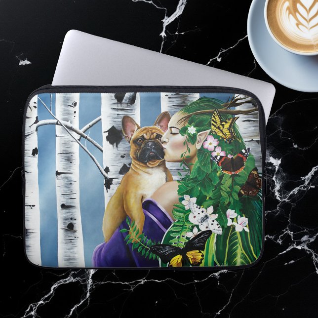 Capa Para Notebook Francês Buldogue Dryad Fantasy (Criador carregado)