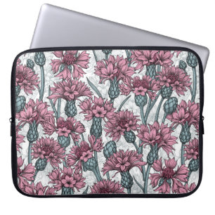 Capa Para Notebook Frangos de flores rosados