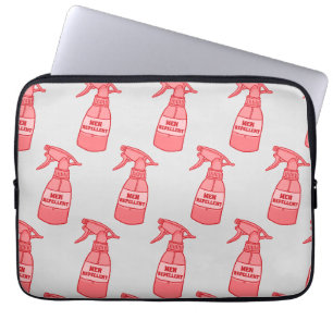Capa Para Notebook Frasco de Spray Repelente de Homens Humor Sassy (V