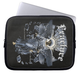 Capa Para Notebook Fratura - Design de Streetwear Gótico