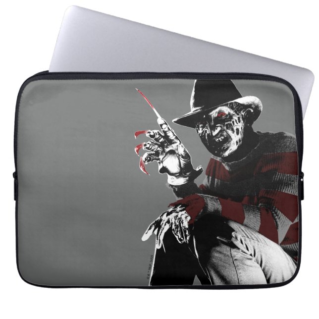 Capa Para Notebook Freddy vs Jason | Freddy Ver Vermelho (Frente)