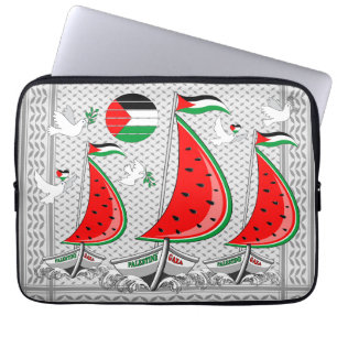 Capa Para Notebook Freedom Global Sumud Flotilla Boats para Gaza