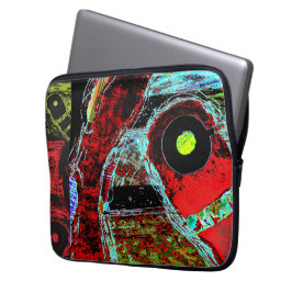 Capa Para Notebook Frequency Serpent – Abstract Energy Wrapped Canvas