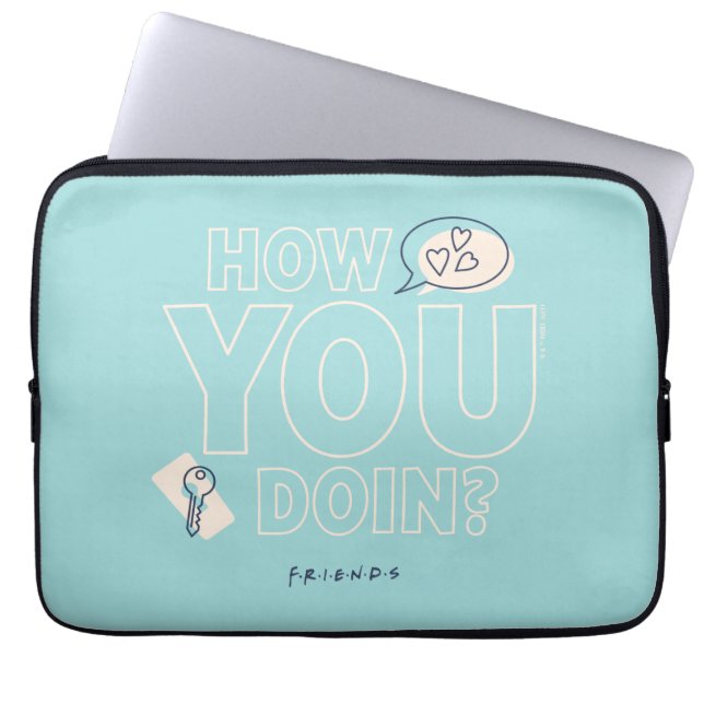 Capa Para Notebook FRIENDS™ | Como Você Está? (Frente)