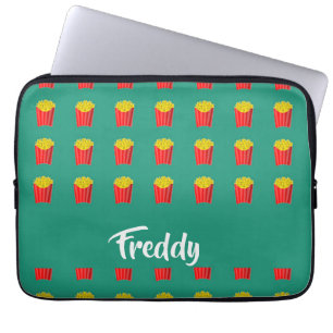 Capa Para Notebook Fritas de nome personalizado no chalé