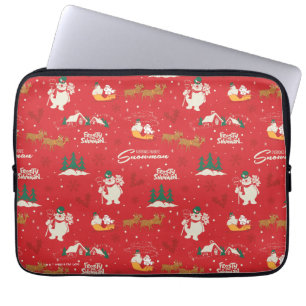 Capa Para Notebook Frosty - O padrão favorito do boneco de neve de to