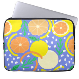 Capa Para Notebook Fruta cítrica moderna geométrica Costa de Amalfi