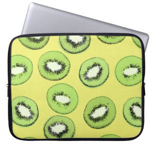 Capa Para Notebook Fruta de Kiwi sem problemas, fundo com kiwi