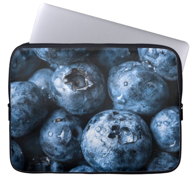 Capa Para Notebook Fruta de mirtilos (Frente)