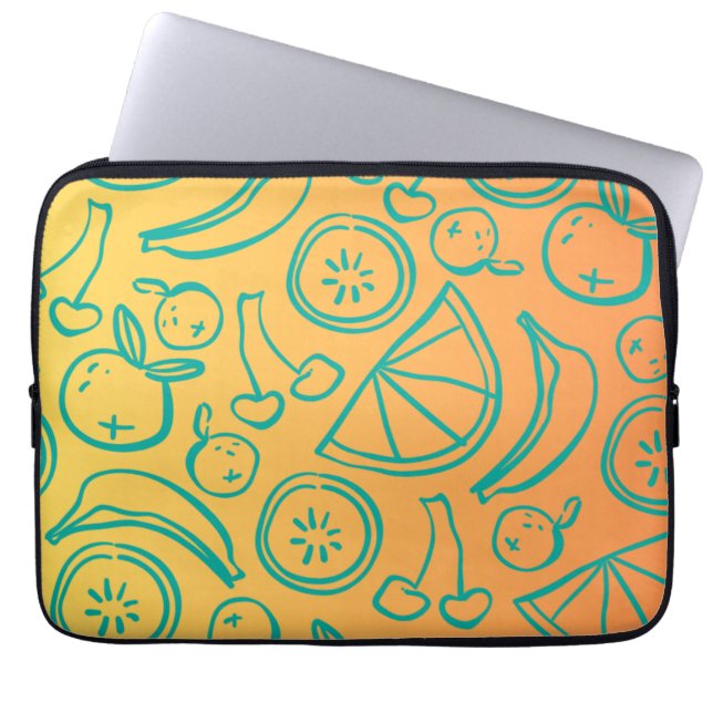 Capa Para Notebook Frutas (Frente)