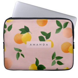 Capa Para Notebook Frutas Laranja-Limão-Cute Personalizadas