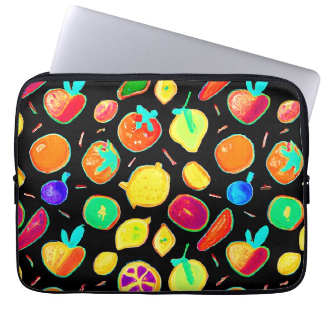 Capa Para Notebook Frutífera Neon Visions Design (Frente)