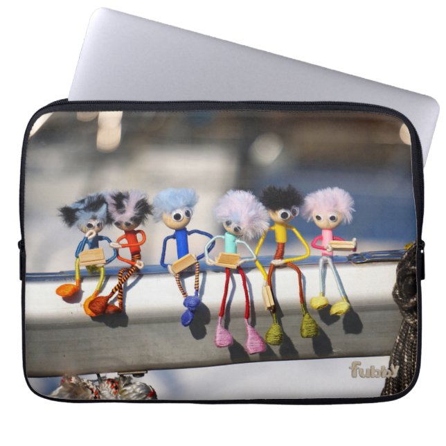 Capa Para Notebook Fubby's op giek in 'Manhatten' poster. (Frente)