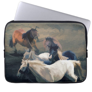 Capa Para Notebook Fuga - Cavalos Selvagens