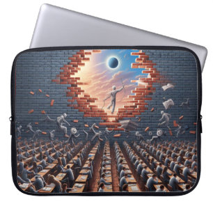 Capa Para Notebook Fuga da Matriz: Sala de Exame Surreal