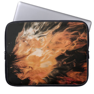 Capa Para Notebook Fumos laranja e branco