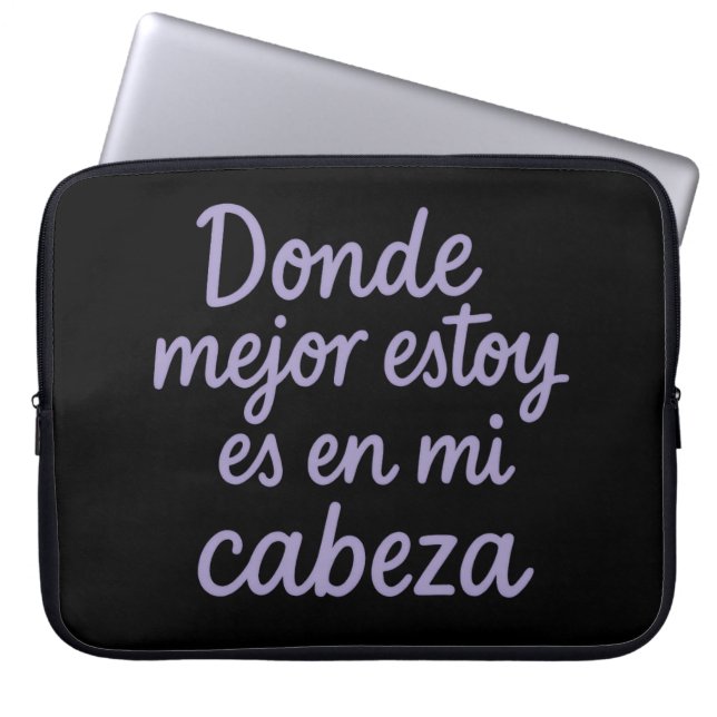 Capa Para Notebook Funda para portátil - Introversión con estilo (Frente)