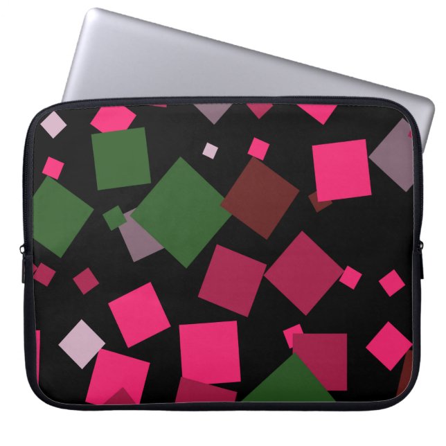Capa Para Notebook Fundo abstrato colorido (Frente)