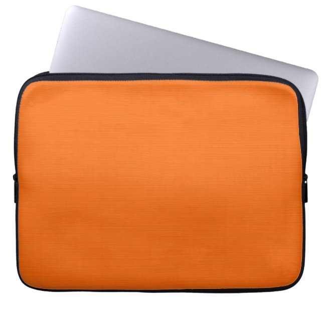 Capa Para Notebook Fundo alaranjado liso (Frente)