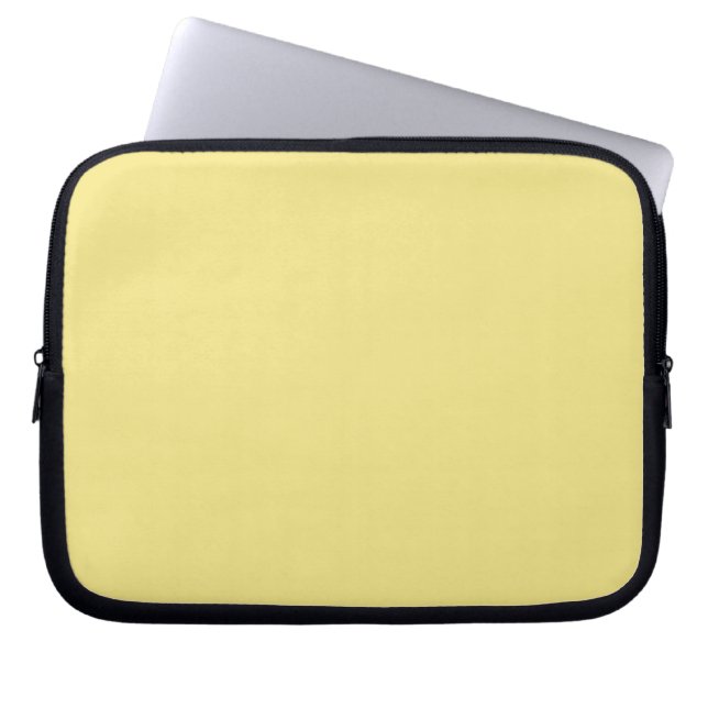 Capa Para Notebook Fundo amarelo do milho pastel pronto para personal (Frente)