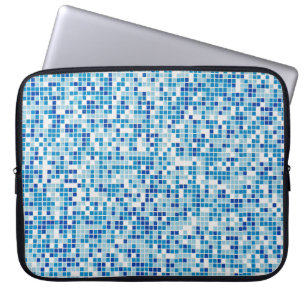 Capa Para Notebook Fundo azulejos azuis