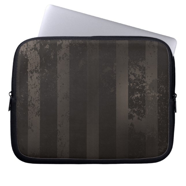 Capa Para Notebook Fundo castanho listrado a vapor (Frente)