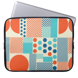 Capa Para Notebook Fundo com formas geométricas, padrão moderno de