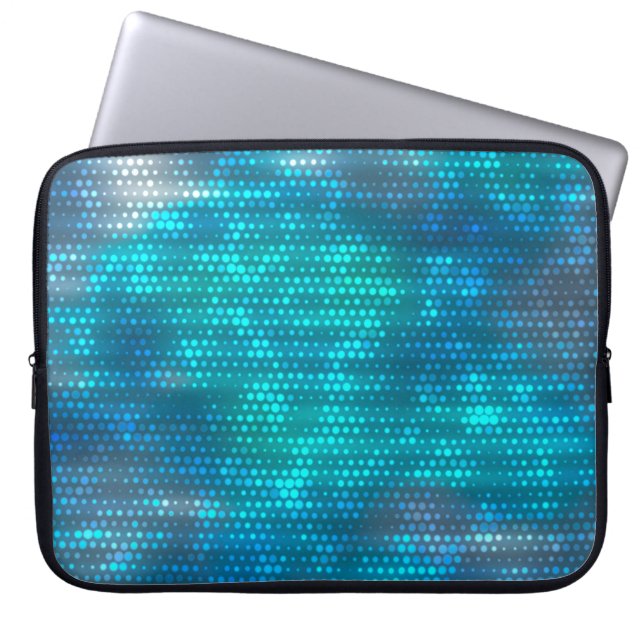 Capa Para Notebook fundo criativo abstrato azul (Frente)