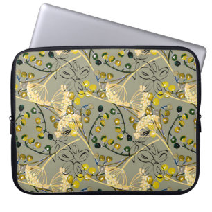 Capa Para Notebook Fundo de aquarela, padrão sem costura