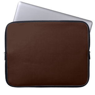Capa Para Notebook Fundo de cor marrom personalizável