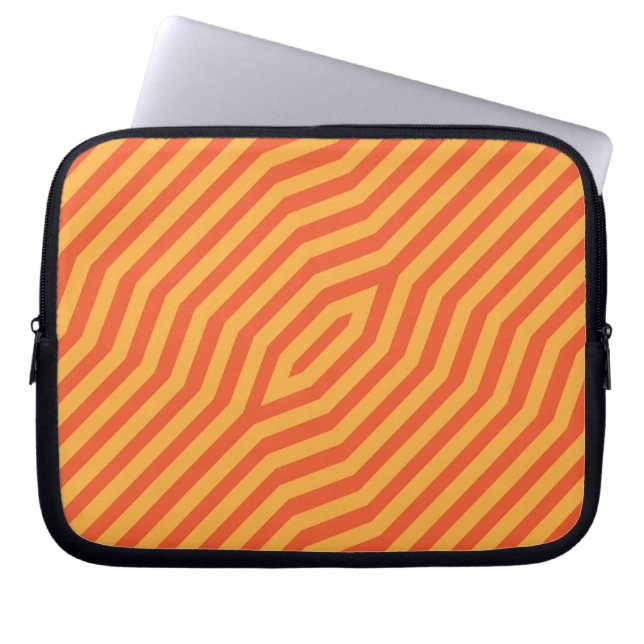 Capa Para Notebook Fundo de faixas diagonais simétricas 8 (Frente)