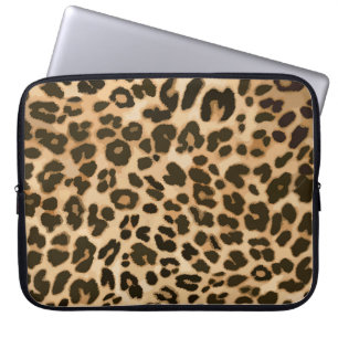 Capa Para Notebook Fundo de impressão do Leopard