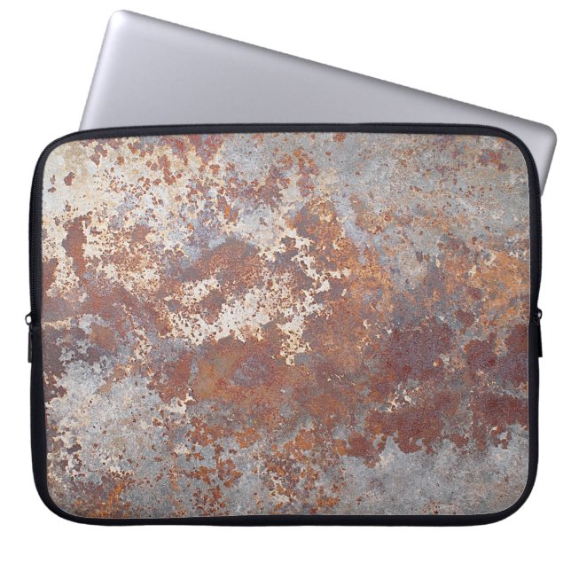 Capa Para Notebook Fundo de Textura Metálica Rusty (Frente)