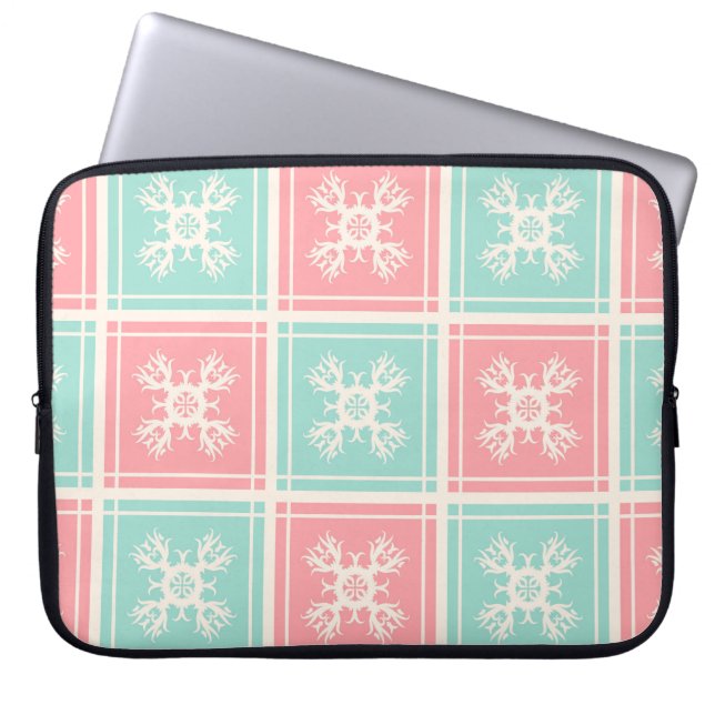 Capa Para Notebook Fundo decorativo com elementsabstra sem descontinu (Frente)