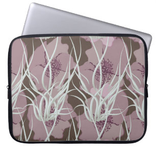 Capa Para Notebook Fundo floral sem costura, padrão sem costura,