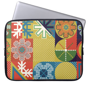 Capa Para Notebook Fundo local simples e plano do genoma multicolorid