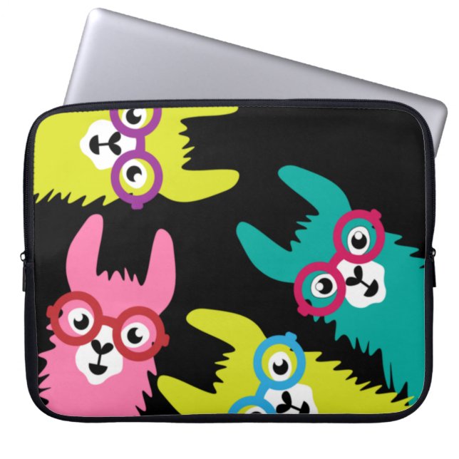 Capa Para Notebook Funny Llama Colorful Camelid (Frente)