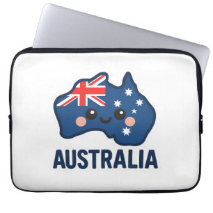 Capa Para Notebook Fusão Kawaii na Austrália - Negrito e Adorável