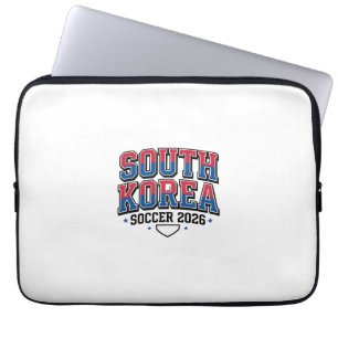 Capa Para Notebook Futebol da Coreia do Sul 2026 Futebol Bold País Ti