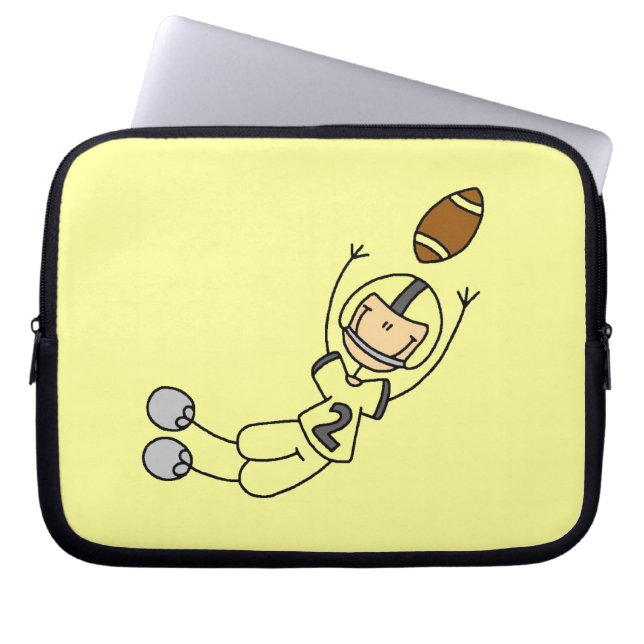 Capa Para Notebook Futebol de Boneco Amarelo (Frente)
