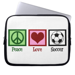 Capa Para Notebook Futebol do amor da paz