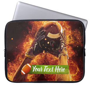 Capa Para Notebook Futebol em Fogo