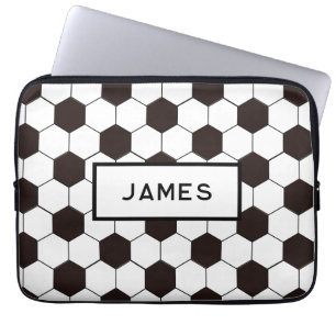 Capa Para Notebook Futebol infantil Padrão de futebol Aniversário do