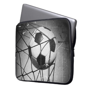 Capa Para Notebook Futebol legal do Grunge do vintage no objetivo