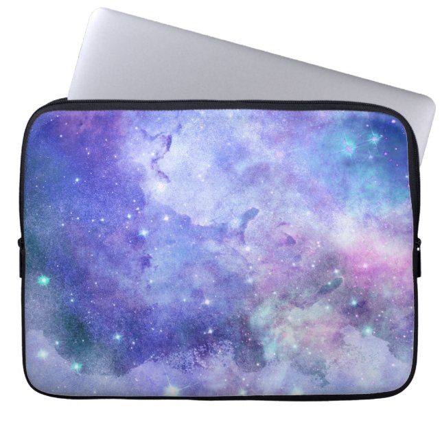 Capa Para Notebook Galáxia do Espaço do Céu Estrelado de Cor d'água R (Frente)