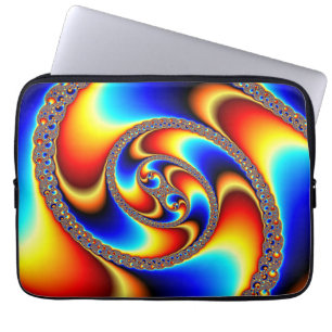 Capa Para Notebook Galáxia Espiral - Arte Fractal