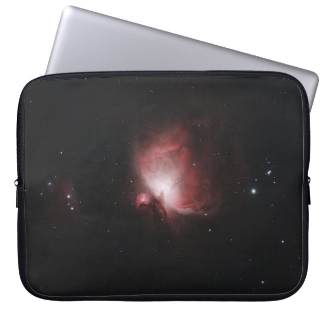 CAPA PARA NOTEBOOK GALÁXIA VERMELHA E PRETA COM ESTRELAS (Frente)