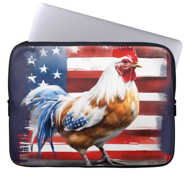 Capa Para Notebook Galinha Americana (Frente)