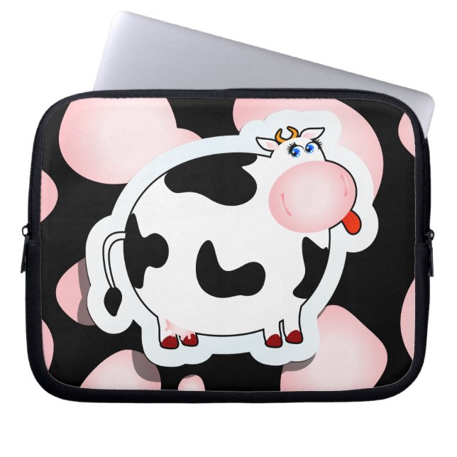 Capa Para Notebook Galinha de animação, bolsa de laptop (Frente)